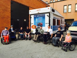 University of Pittsburgh medical Center audience by the cross-country speaking tour trailer